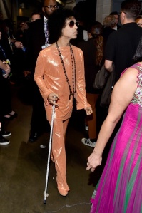 Prince at The 57th Annual GRAMMY Awards on February 8, 2015.